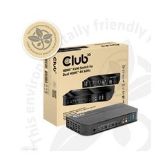 "Club 3D CSV-1382 KVM/Audio Switch Desktop - Boost Your Workflow with Seamless Connectivity!"